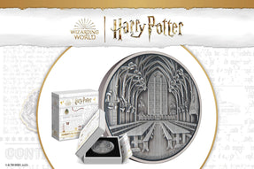 Experience the magic with Hogwarts Great Hall Silver Coins! - New Zealand Mint