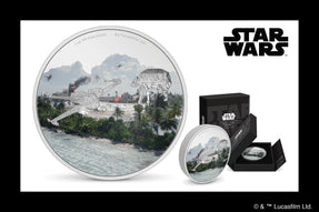 Join the Battle of Scarif™ with this Silver Star Wars™ Coin! - New Zealand Mint