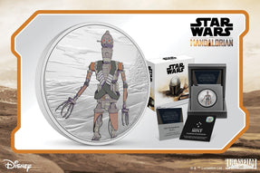 Assassin Droid, IG-11™, on New Silver Coin! - New Zealand Mint
