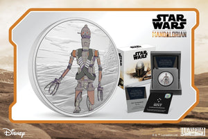 Assassin Droid, IG-11™, on New Silver Coin!