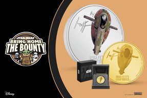 Gold & Silver Coins for Boba Fett’s Starfighter™! - New Zealand Mint