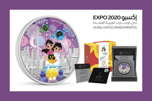 New Silver Coin featuring Expo 2020 Dubai Mascots