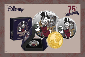 Gold & Silver Coins to Celebrate 75 Years of Disney’s Scrooge McDuck!
