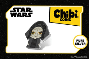 Sinister Ruler of the Empire™, Emperor Palpatine™ on Chibi® Coin! - New Zealand Mint