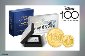Disney’s 100th Anniversary is here and we’re commemorating this incredible celebration with limited edition pure silver and gold coins! What better way than with Disney’s Mickey Mouse and Friends!