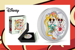 Disney’s Mickey Mouse & Minnie Mouse on 2024 Year of the Dragon Coin!