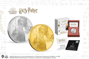 Heroic Harry Potter™ on Three Collectible Coins
