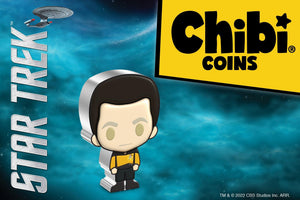 Reach for the Stars with Data! New Star Trek Chibi® Coin