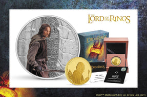 Rightful King of Gondor on Two New Collectible Coins - New Zealand Mint