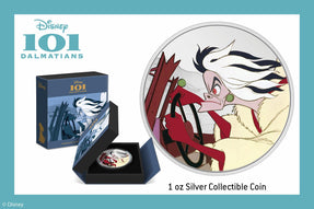Hello Cruel World…New Disney 101 Dalmatians Coin! - New Zealand Mint