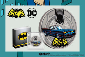 Iconic 1966 Car First in Batmobile Coin Collection
