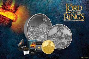The Fiery Mount Doom on New Gold & Silver Coins! - New Zealand Mint