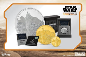 Boba Fett™ on Gold & Silver The Mandalorian™ Coins! - New Zealand Mint