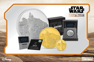 Boba Fett™ on Gold & Silver The Mandalorian™ Coins!
