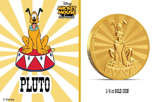 Disney Mickey Mouse’s Faithful Pet Pluto in Pure Gold!