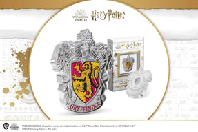 Majestic Gryffindor Crest on a Collectible Coin - New Zealand Mint
