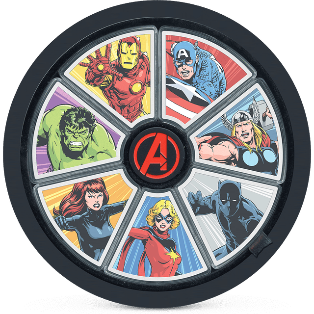 Marvel – Avengers 60th Anniversary – Captain America 1oz Silver Coin PLUS Collector’s Box - Note: for Illustrative Purposes Only.
