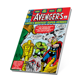 COMIX™ – Marvel Avengers #1 1oz Silver Coin with Edge Designed to Mimic a Comic Book.