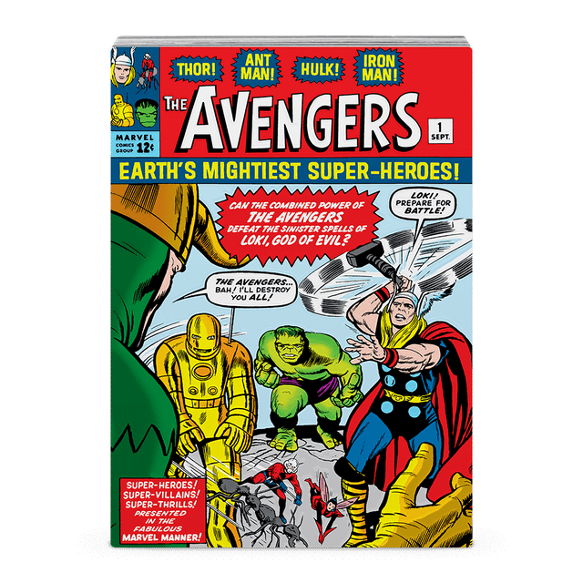 COMIX™ – Marvel Avengers #1 1oz Silver Coin - Flat View.