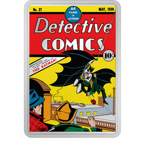 COMIX™ – Detective Comics #27 2oz Silver Coin - Flat View