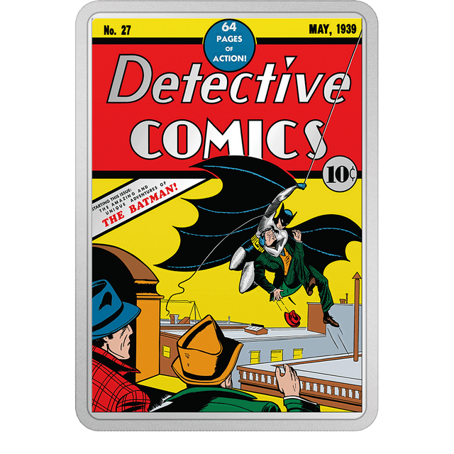 COMIX™ – Detective Comics #27 2oz Silver Coin - Flat View
