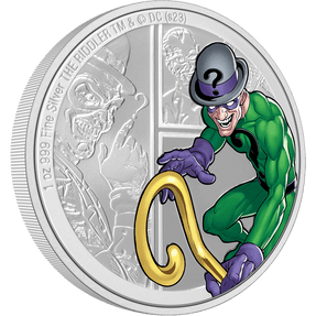 DC Villains – THE RIDDLER™ 1oz Silver Coin