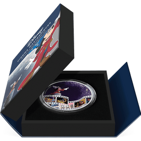 Disney Cinema Masterpieces – Fantasia 3oz Silver Coin Featuring Custom Book-style Display Box With Brand Imagery. 