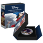 Disney Cinema Masterpieces – Fantasia 3oz Silver Coin Featuring Custom Book-Style Packaging with Printed Coin Specifications. 
