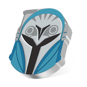 The Mandalorian™ Helmets – Bo-Katan Kryze™ 1oz Silver Coin with Smooth Edge Finish.