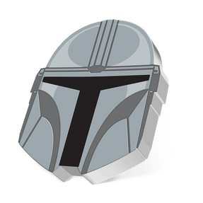 The Mandalorian™ Helmets – Din Djarin™ 1oz Silver Coin with Milled Edge Finish.