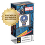 No one dons the stars and stripes quite like Marvel’s Captain America - now available in a Premium Number! Coloured and shaped to resemble Captain America standing ready to fight for freedom in his famous blue, white and red suit. - New Zealand Mint