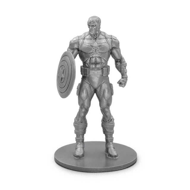 Marvel – Captain America 150g Silver Miniature.