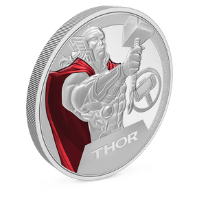 Marvel Thor™ 1oz Silver Coin with Milled Edge Finish.
