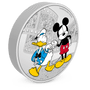 Disney Mickey & Friends – Mickey & Donald 3oz Silver Coin With Milled Edge Finish.