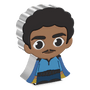 A man of many talents, Lando Calrissian™ shows off his stylish ensemble on this Star Wars™ Chibi® Coin. Fully coloured and shaped coin resembles Lando wearing his blue trousers, shirt, iconic cape, and statement black belt. Available in Premium! - New Zealand Mint