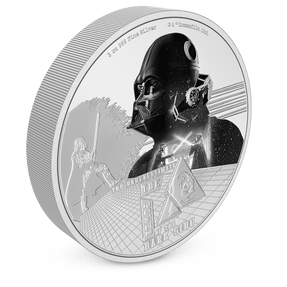 2023 Darth Vader™ 3oz Silver Coin with Milled Edge Finish.