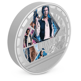 2023 Han Solo™ 3oz Silver Coin with Milled Edge Finish.