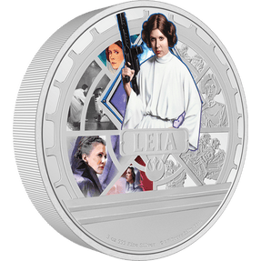 Witness some of Princess Leia’s most iconic moments with this Star Wars™ coin. Showcasing a wonderful collage of Princess Leia™ as seen in the epic space saga. Includes very limited release of just 999! - New Zealand Mint
