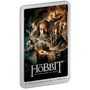The epic Middle-earth adventure continues with The Hobbit: The Desolation of Smaug! The coloured image contrasts brilliantly with the film’s logo which has been left engraved and frosted. A mirrored border completes the design. Only 3,000 available! - New Zealand Mint