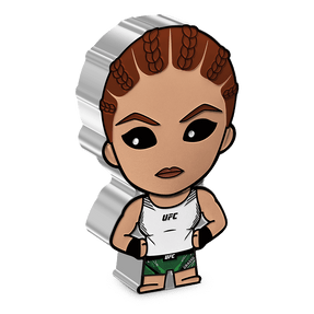 Celebrate the finesse and ferocity of Alexa Grasso with this Chibi® Coin. The coloured and shaped Chibi® Coin captures the spirit of Alexa Grasso, ready to conquer in the Octagon. - New Zealand Mint