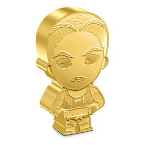 UFC® – Amanda Nunes 1oz Silver Chibi® Coin Gilded Version - Includes a 1 in 10 Chance to Win this Bonus! 