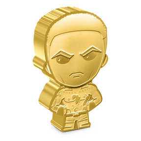 UFC® – Israel Adesanya 1oz Silver Chibi® Coin Gilded Version - Includes a 1 in 10 Chance to Win this Bonus!
