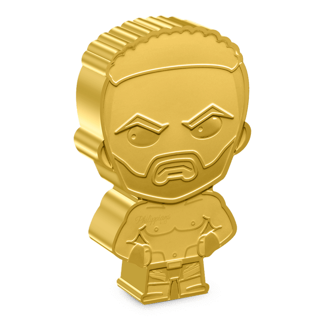 UFC® – Jon Jones 1oz Silver Chibi® Coin Gilded Version - Includes a 1 in 10 Chance to Win this Bonus!