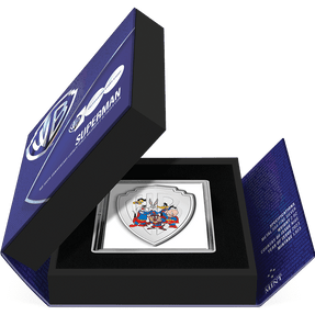 WB100 Looney Tunes Mashups – Superman 2oz Silver Coin Featuring Book-style Packaging With Custom Velvet Insert to House the Coin. 