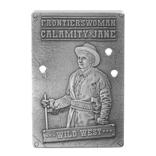 Wild West – Calamity Jane 1oz Silver Coin.