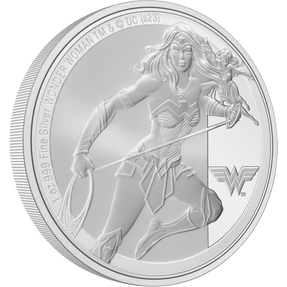 Feel empowered with the WONDER WOMAN™ 1oz pure silver coin. The worldwide release is limited to just 5,000 coins. Features a stunning engraving of WONDER WOMAN in a heroic stance. - New Zealand Mint
