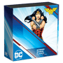 WONDER WOMAN™ Classic 3oz Silver Coin Featuring Custom Book-style Display Box With Brand Imagery. 
