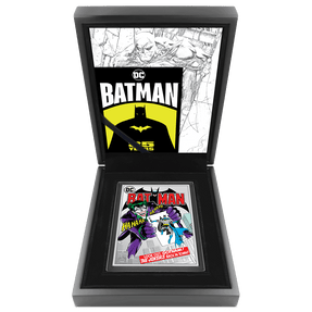 BATMAN™ 85 Years – Batman 251 5oz Silver Collectible Coin With Custom-Designed Box with Certificate Holder and Viewing Insert.  