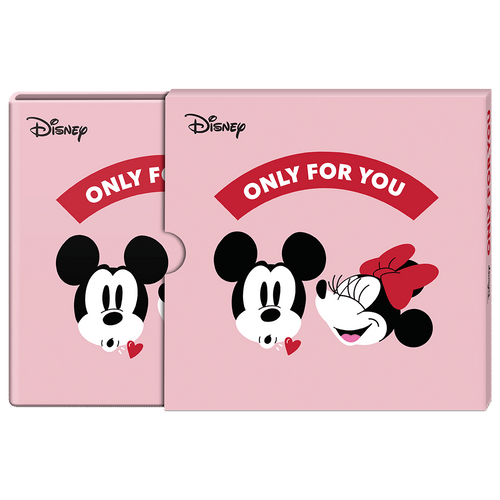 Disney Love 2024 – Only For You 1oz Silver Coin Featuring Custom-Designed Outer Box With Disney Love Imagery.