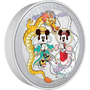 Made from 3oz of pure silver, this large 55mm diameter coin features colourful artwork of Disney’s Mickey Mouse and Minnie Mouse wearing traditional Lunar New Year clothing, surrounded by dragons. Worldwide mintage of 2,024. - New Zealand Mint